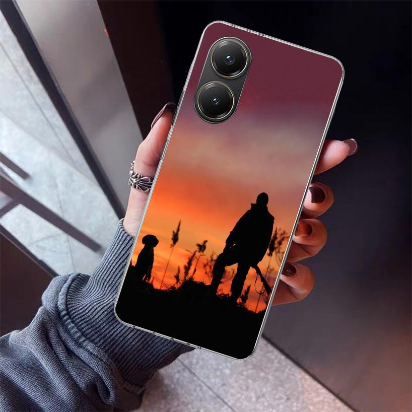 Hunter Dog Hunting Phone Case For Xiaomi Poco X7 X6 X5 Pro F7 Ultra Redmi 15C 15 13 13C 12 12C 10 10A 10C 9 9A 9C 9T Shell Poco