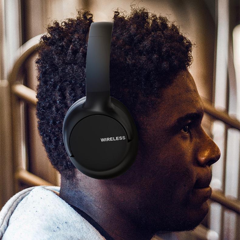 Bluetooth-наушники с шумоподавлением, беспроводной игровой телефон, можно сложить наушники, компьютерные гарнитуры