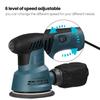 300W Handheld Electric Eccentric Sander 5 Inch 125mm Sanding Plate Electric Sander Wood Processing