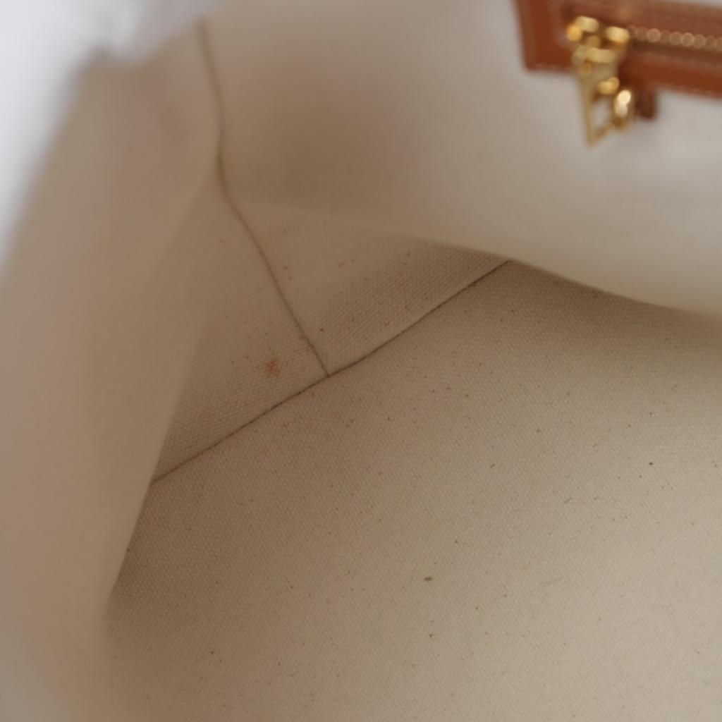 Celine Кросс-боди сумка Horizontalkava холст белый Женская 190062BNZ Б/у