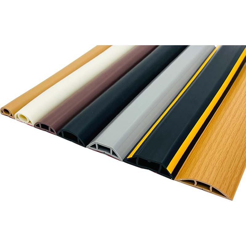 Мягкий ПВХ кабельный канал для пола: Изолированный самоклеящийся канал для прокладки проводов с толстой защитой от наступания