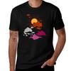 Suns and Clouds Lesbian Pride T-Shirt Cotton T Shirts High Quality Graphic T Shirts for Man Man Graphic T Shirt T-Shirt