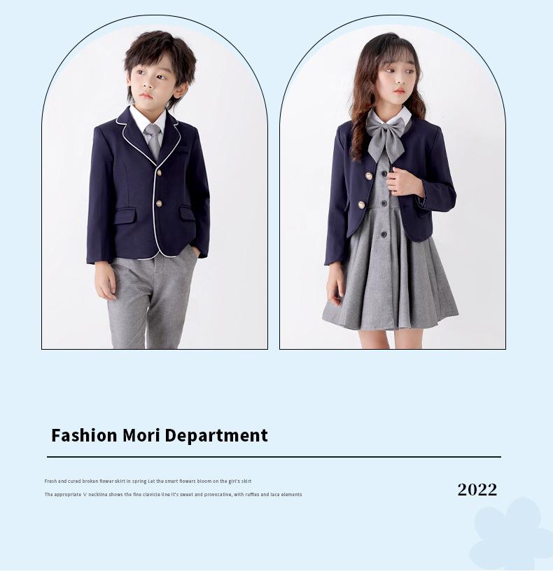 Детская спортивная одежда в британском стиле, школьная форма для детского сада и начальной школы