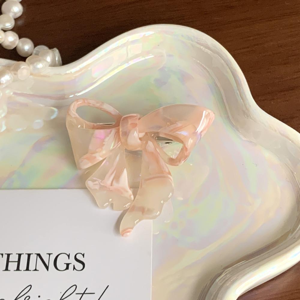 Hair Claw Bow Hair Clip Hairpin Bowknot Duckbill Clip Sweet Acetic Acid Hairpin Girls