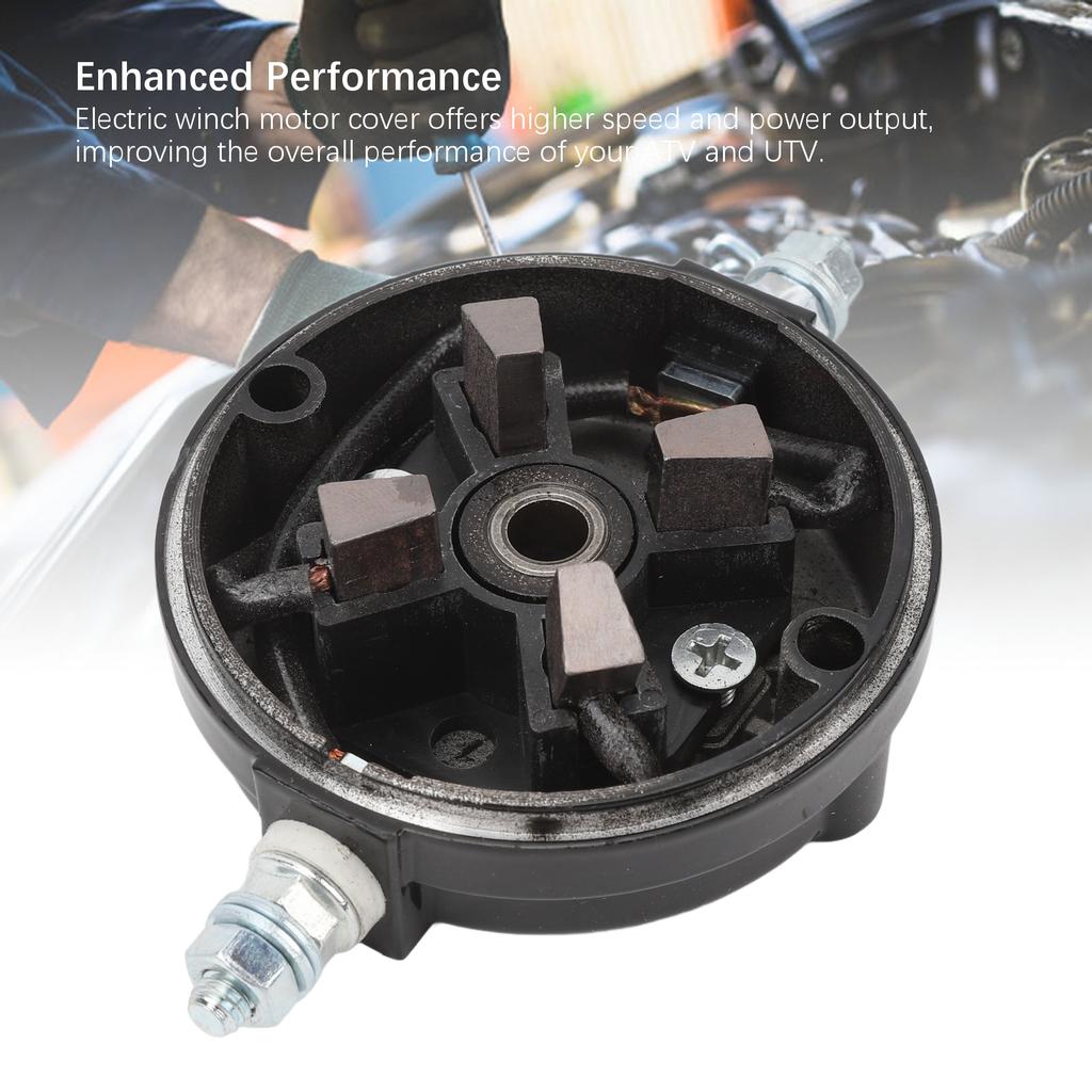 Сборка крышки мотора лебедки Медная железная конструкция Высокая выходная мощность Высокая производительность для квадроциклов и мотовездеходов от 2000 до 4500 фунтов