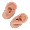 Силиконовая модель уха Реалистичная Гибкая Многоразовая Левое Правое Ухо Модель для Практики Пирсинга для Серег Наушников Дисплей