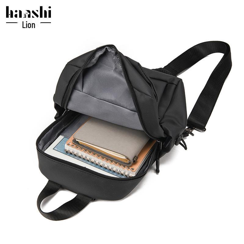 Высококачественная сумка через плечо на груди: Стильная водонепроницаемая повседневная сумка через плечо для мужчин и женщин