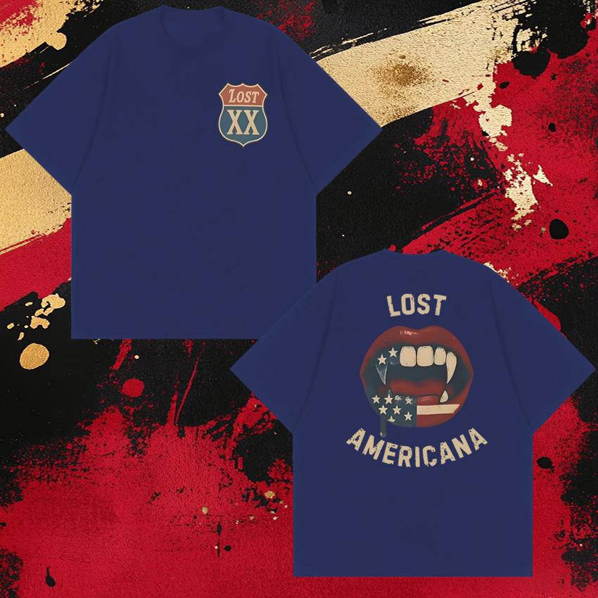 Горячий рэпер MGK Lost Americana Tour 2026 футболки с коротким рукавом Новые унисекс ЖЕНСКИЕ Свободные хлопковые футболки Унисекс Модный тренд Топы