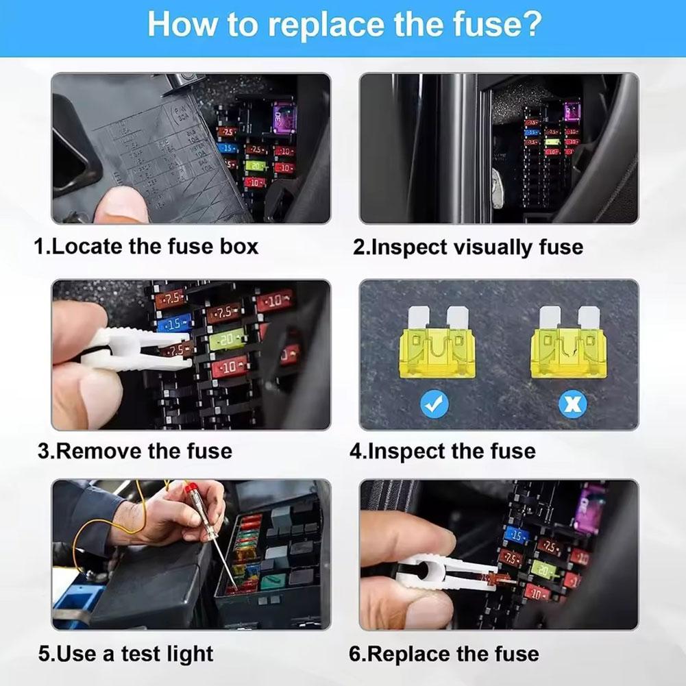 60/100/180Pcs Standard Automotive Fuses - 60 Mini Car Fuse +60 Standard Fuse Automotive +60 Micro Fuse With Box