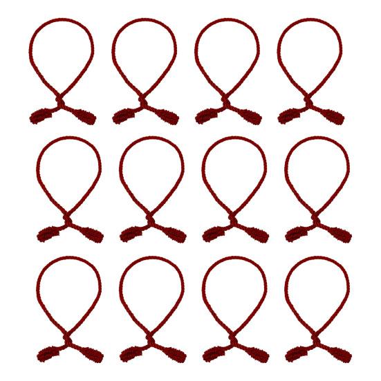 12Pcs Christmas Garland Ties 20 Inches Reusable Flexible Wreath Hanging Ropes Wreath Twist Tie for Banister Railings Stairs Trees Holiday Decoration