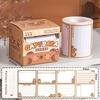 New Gradient Color Boxed Sticky Notes Students with Full Adhesive Index Label Stickers Memo Pad 256 Pieces