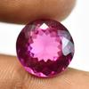 Natural Tourmaline Certified 10.65 Ct Round Cut Pink Loose Gemstone From Brazil