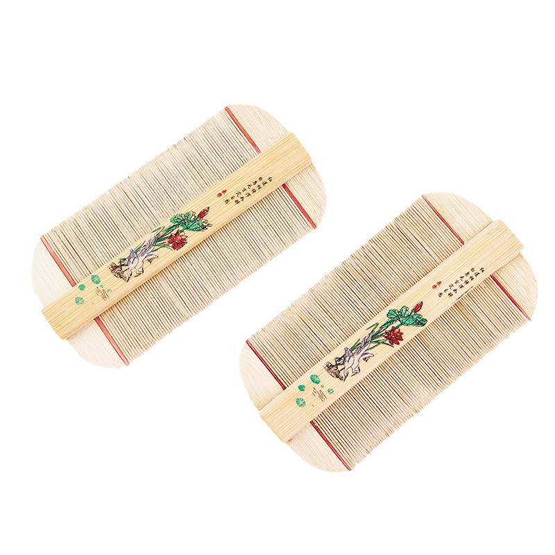 Double Sided Handmade Lice Comb Remove Itching Scraping Head Flea Cootie Comb
