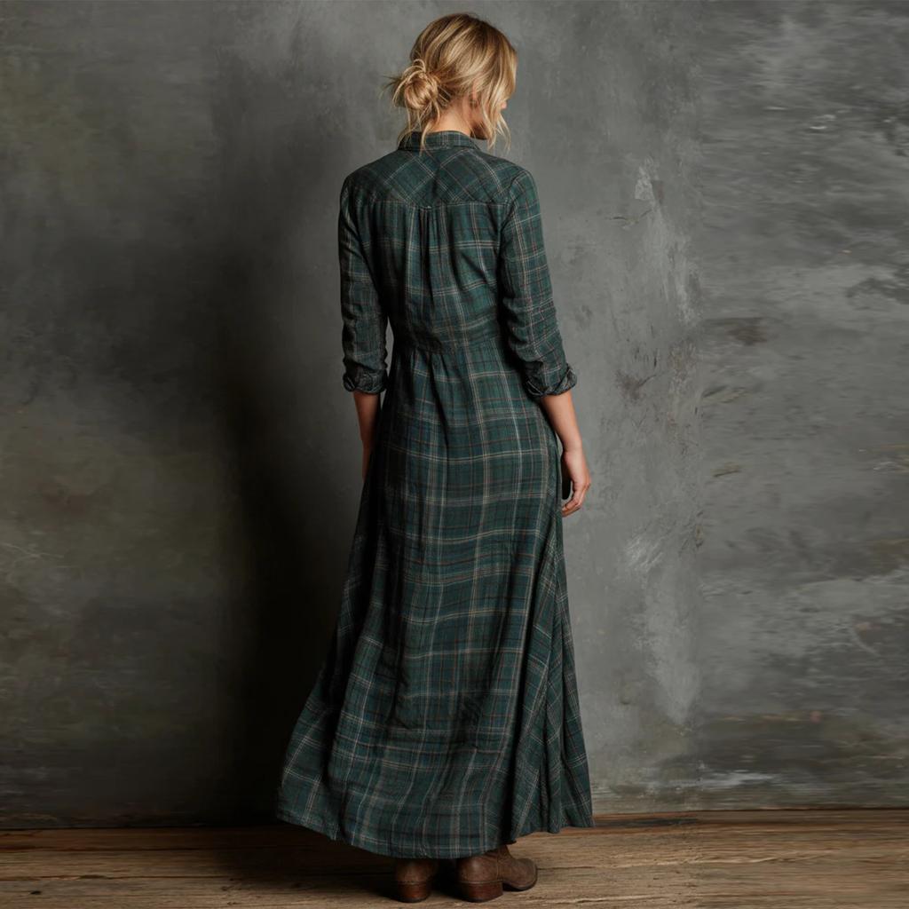 Women's Fashionable Long-sleeved Elegant Dress