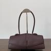 Womens Genuine Leather Shoulder Underarm Bag Simple Fashion Pillow Top Layer Cowhide Handbag