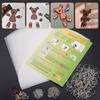 Heat Shrink Plastic Sheets Set Shrinky Art Film Paper Sheet Kit DIY Keychain Ornaments Creative Craft Embellishment Scrapbooking