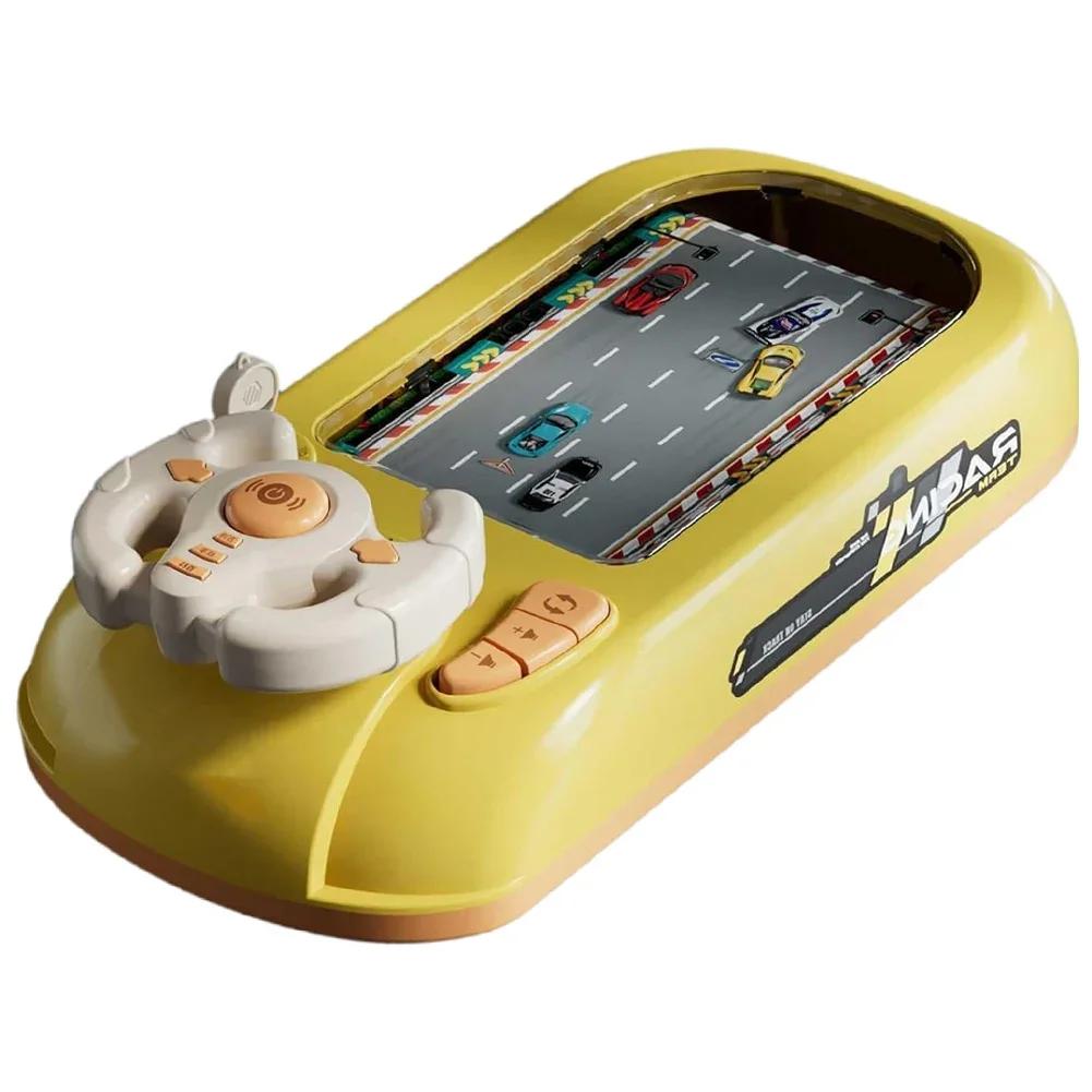 Kids Electric Steering Wheel Driving Toy Pretend Play Electronic Indoor Adventure Game Educational Toys for Girl Boys Children