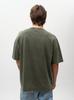 Jigga Wear Mini Crown Men's Oversized Short Sleeve T-Shirt Olive Washed M