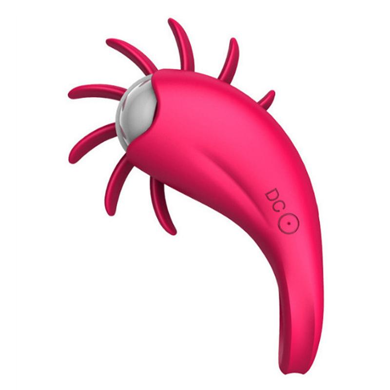 Вращение Оральный Вибратор Для Лизания Языка Влагалище Клитор Стимулирует Секс-Игрушки Для Пар Флирт Пенис Вибратор Кольцо