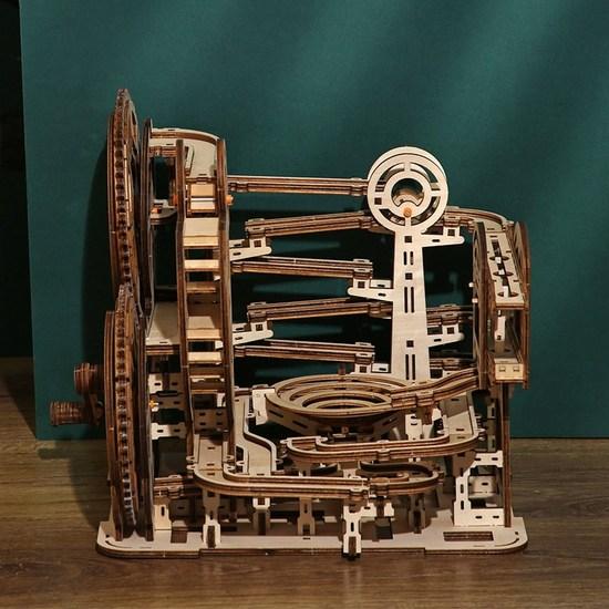 3D трехмерная головоломка башня из бисера деревянная головоломка улучшение концентрации DIY головоломка, корейские популярные головоломки