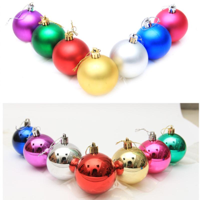 24PCS Christmas Balls Baubles Xmas Tree Ornament Christmas Party Home Decoration