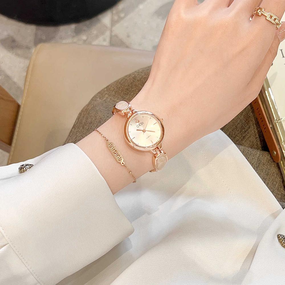 GEDI Women's Watch Elegant Wristwatches Gifts Exquisite Minimalist Quartz Ladies Watches Luxury Niche Vintage Watch