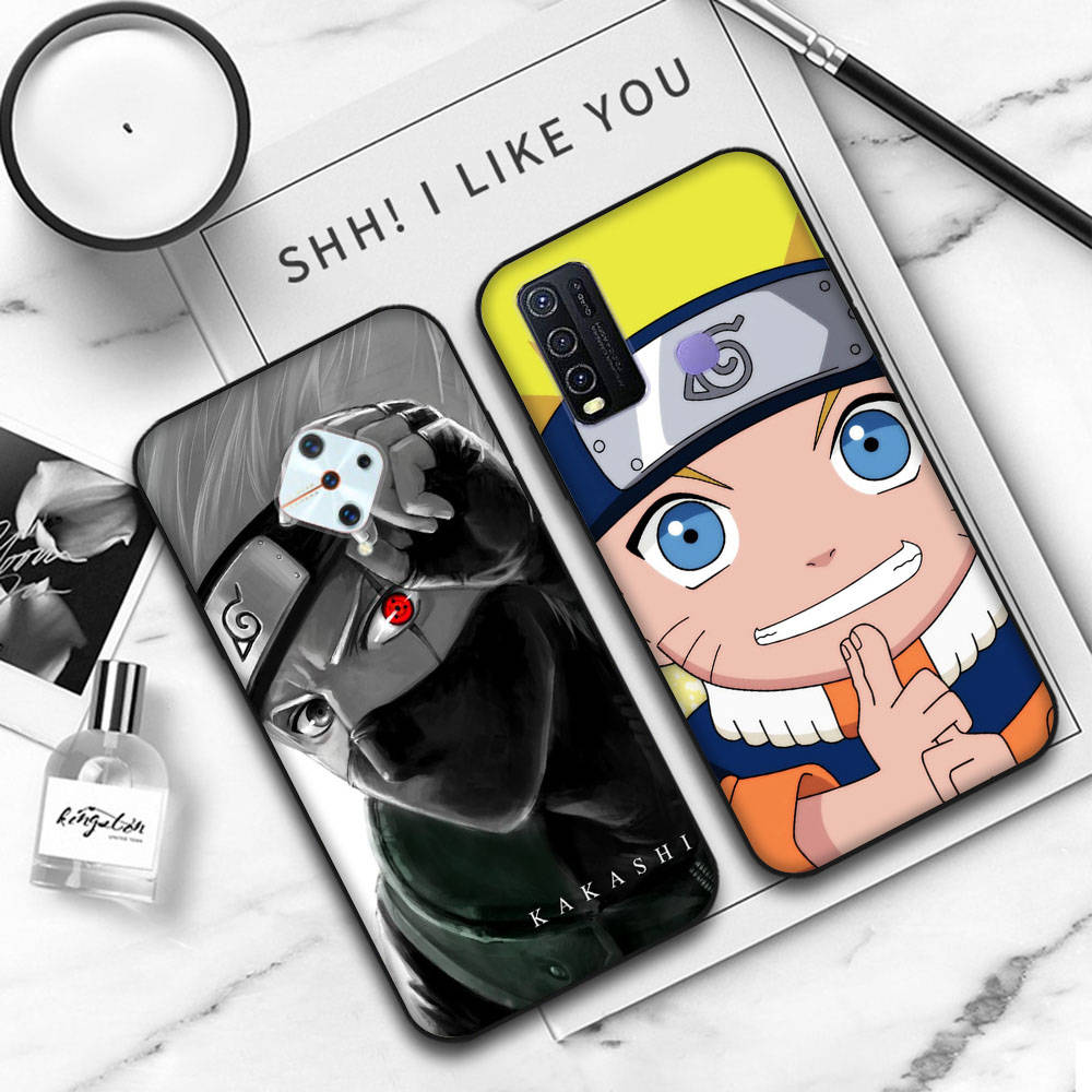 JW61Naruto аниме черный мягкий чехол для Samsung Note 20 Lite S24 Ultra S23 A03 A05 A06 A11 A71 A15 A16 A13 A24 A25 A33 A52 A53 A50 M55 M35 Plus