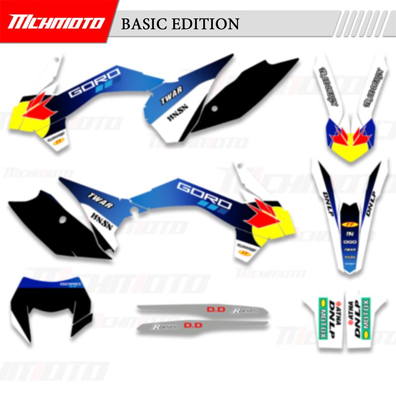 MCHMFG Для KTM SX SXF XC XCF 2013 2014 2015 EXC XCW 2014 2015 2016 Мотоциклетные Графические Наклейки Наборы Номер Имя