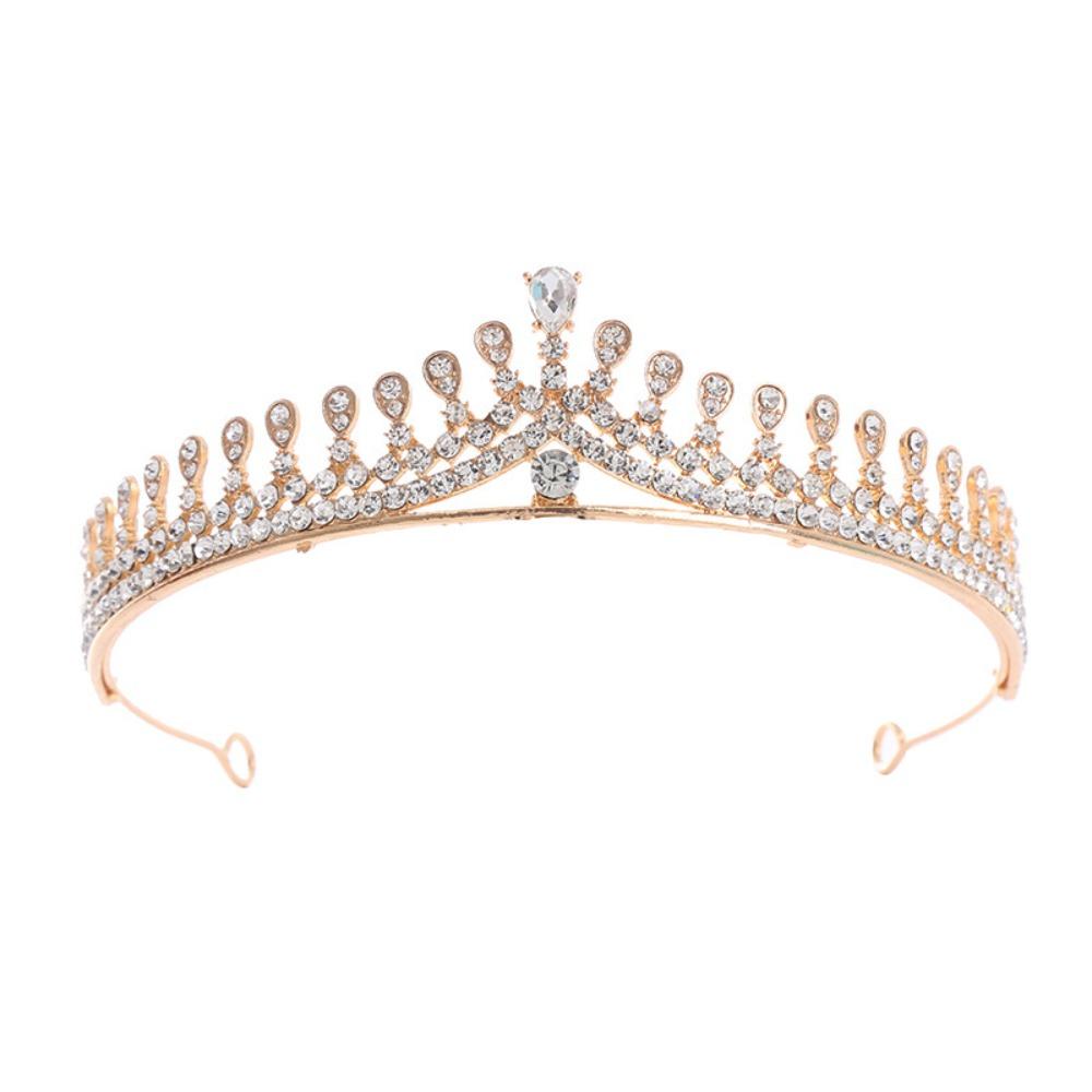 Hair Jewelry Wedding Hair Jewelry Zircon Princess Tiara Diadem Rhinestone Headband  Girls