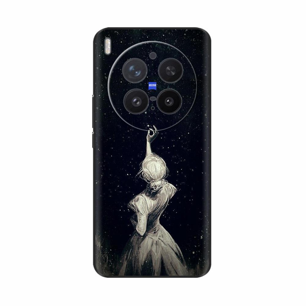 Чехол для VIVO X300 Pro Популярные Цветы Мультяшный Мягкий Силиконовый Задний Чехол для Телефона Для Vivo X300 X 300 Ударопрочный Корпус Сумки Funda