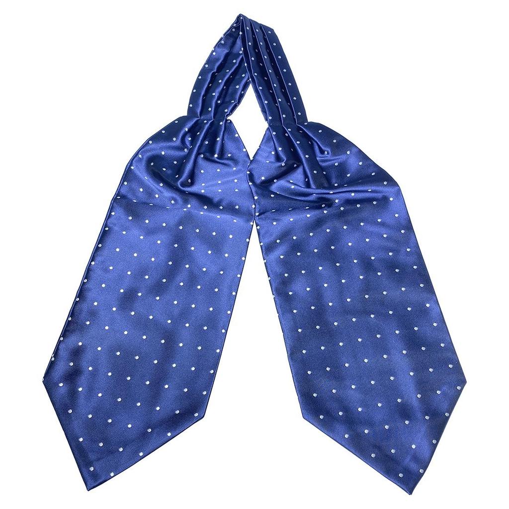 Men Vintage Self Tie Paisley Elegant Ascot Cravat Neck Scarf