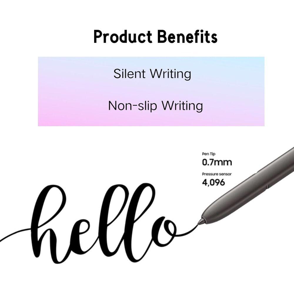 Silent Pen Tips Replacement for Samsung Galaxy Tab S22 S23 S9 S8 S7 S6 Note10/20 Ultra Tablet