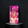 Милый Чехол для Телефона с Кошкой D-DOJA Певицей Для Samsung S25,S24,S23,S22,S21,S20,Plus,Fe,Lite,Других Черный Чехол