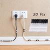 20Pcs High-quality Practical Home Adhesive Electrical Line Collator Wire Holders Storage Racks