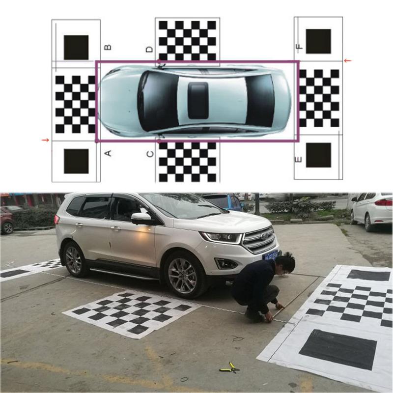 Автомобильная панорамная 3D 2D калибровочная ткань для системы кругового обзора 360 градусов 'Птичий полет' Специальная 4 шт./комплект