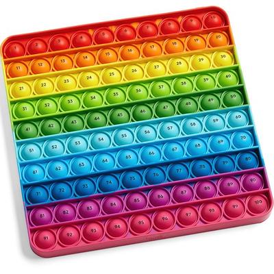 Running Resource 1-100 Water Array Plate Bubble Popper IN95789, 1 шт., корейские игрушки