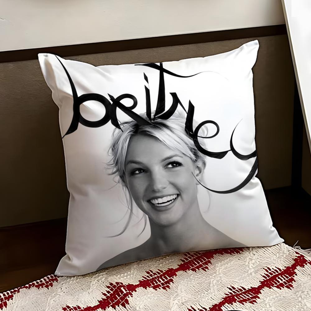 Singer BBritney Spears Cushion Cover Reversible Soft Durable Pillow Cover Home Car MultiScene Use for Daily Comfort