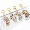 Ring Fine Workmanship Tiger Rhinestone Keyring Keychain Friends