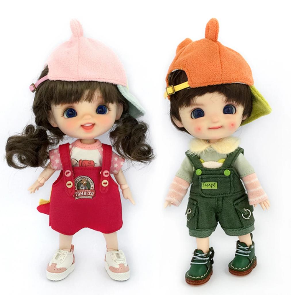 Фигурка ребенка OB11 Аксессуары для ob11 Шапка-кролик obitsu 11 Molly Gsc 1/12 BJD Аксессуары для кукол Одежда BJD Одежда для младенцев 4 цвета