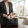 Дорожный органайзер для украшений, рулон, чехол для хранения украшений с пряжкой, сумка для хранения серег, для браслетов, серег, ожерелий, колец, для дома