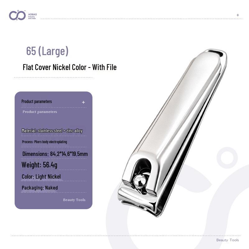 Nail Clippers & File Set: Scissors & Manicure Tools