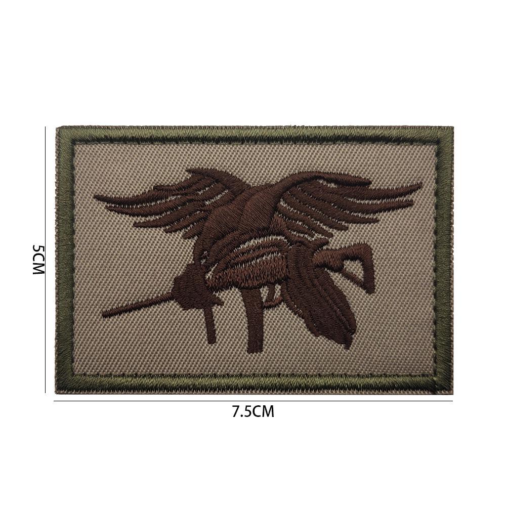 Вышитая нашивка на липучке Navy SEALs для зарубежных клиентов