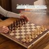 Magnetic Solid Wood Folding Chessboard for International Competition and Training