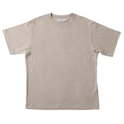 Мужская футболка с коротким рукавом HITOYOSHI, 9153, Вырез/Бежевый/XL, 100%