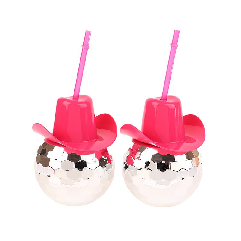 600 мл уникальные чашки для диско-шара, ковбойская чашка для диско-шара с соломкой, коктейльная чашка