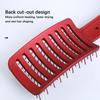 Вентилируемая расческа Профессиональная изогнутая расческа Расчески для влажных волос Парикмахерские инструменты для укладки Домашнее использование Распутывание Густые Тонкие