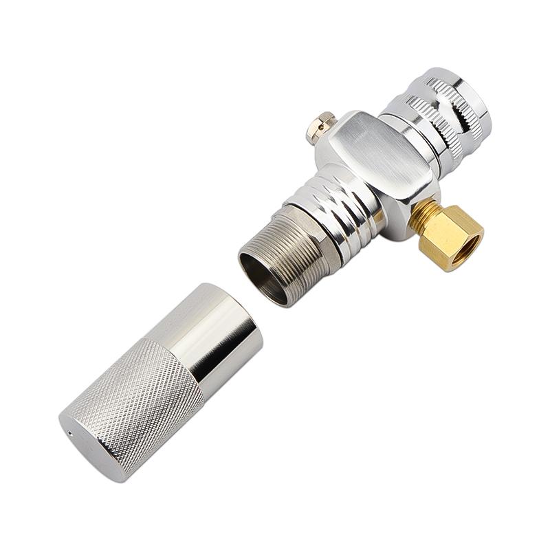 Зарядное устройство для азота, Мини-зарядное устройство для азота 0-30 PSI, Регулятор для Nitro Drip Cold Brew Dutch Coffee, Газовый разъем для заправки ледяного кофе