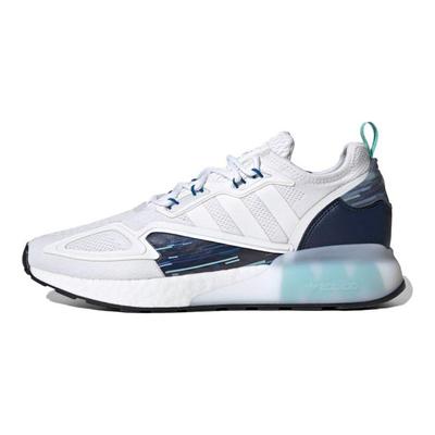Мужские кроссовки ZX 2K Boost Gaming Pack Белый облачно-белый университетский темно-синий H05148