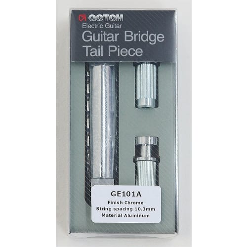GOTOH Stop Tailpiece, Aluminum, Chrome (PGE-101AC) GE101AC