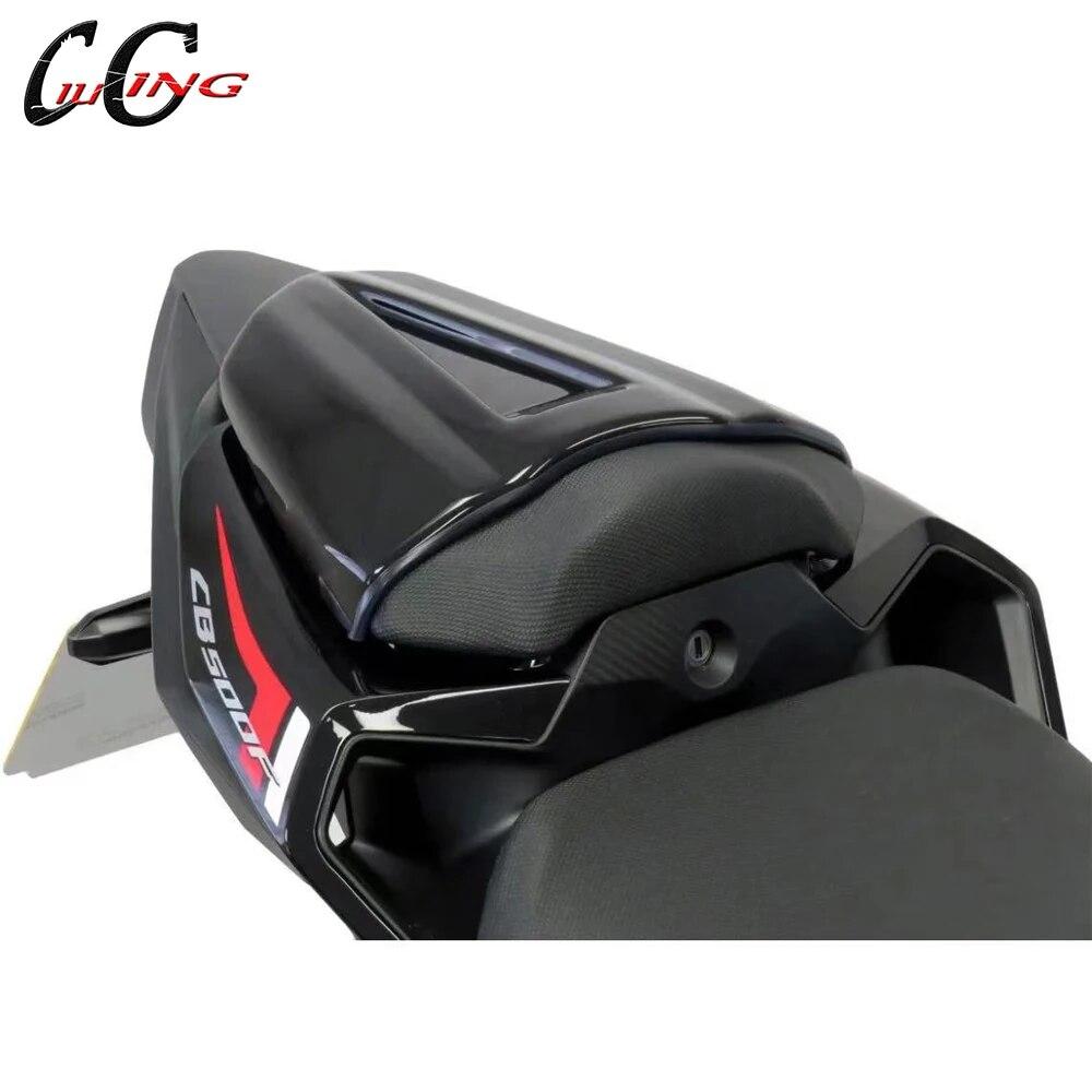 Motorcycle Seat Back Cover Rear Pillion Passenger Cowl Fairing Rear Hump ABS For Honda CBR500R CB500F Cbr 500r Cb 500f 2016-2023
